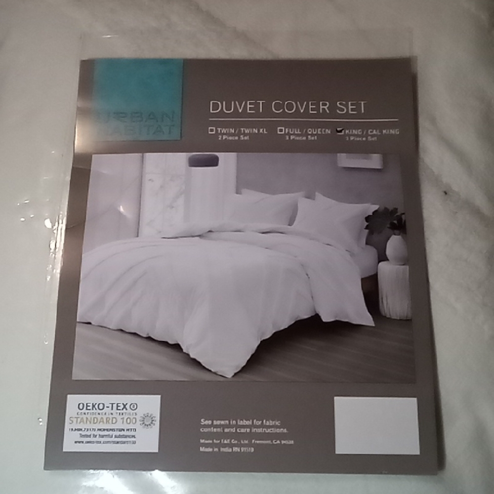 Urban Habitat 3pc King/ Cal King Duvet Cover Set
